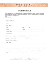 Booking Form